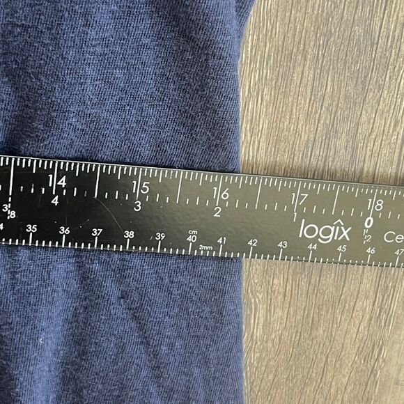 Eileen Fisher Organic Linen Tank Dress Navy Blue Small - Picture 10 of 12